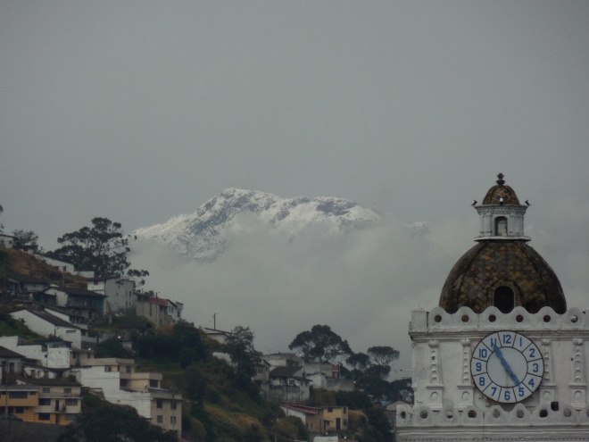 volcano, snow, Quito, Ecuador